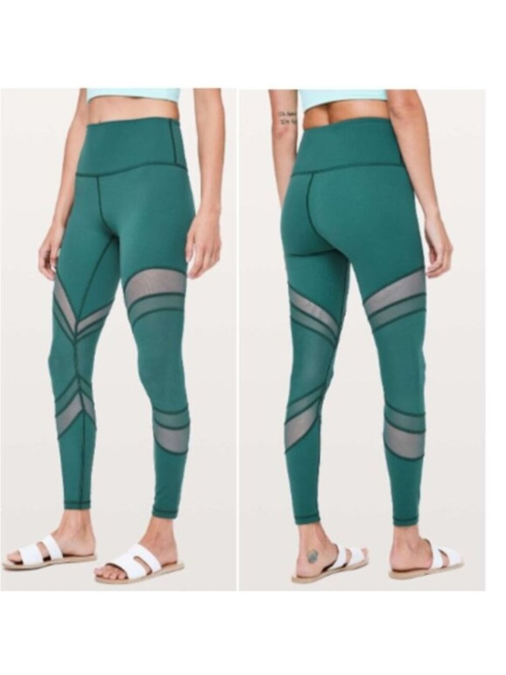 Lululemon Seek The Heat Tight in Green Jasper - 2